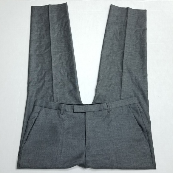 Hugo Boss Sharp1 US - 35R - Gray Flat Front Dress - Picture 2 of 8